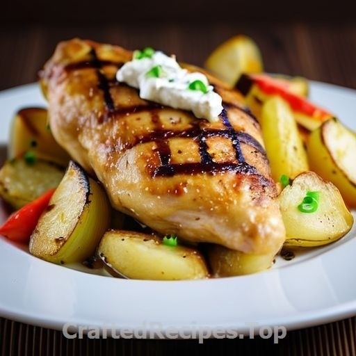 Greek Chicken with Feta Sauce