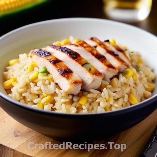 Grilled Chicken and Corn Risotto