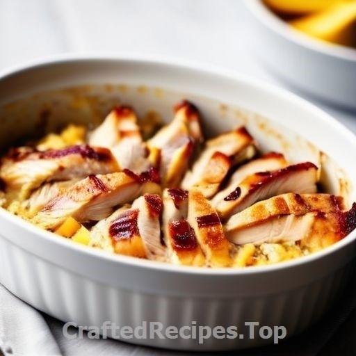 Grilled Chicken and Mango Single Serving Gratin