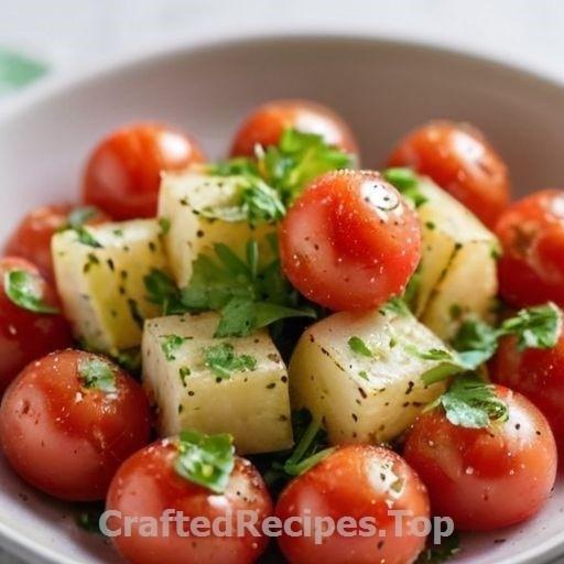 Italian Style Baked Tomato and Potato Salad