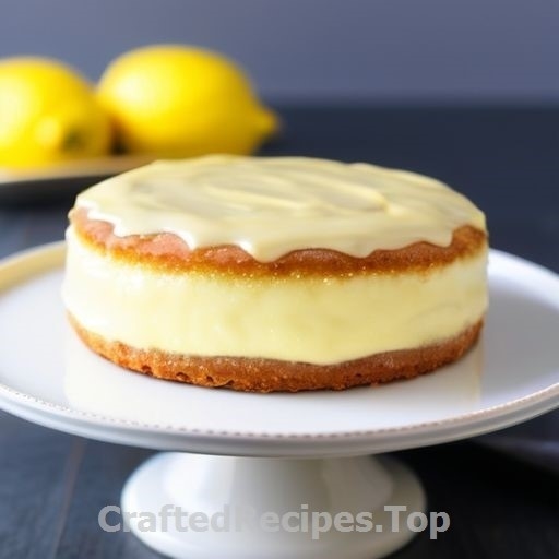 Lemon Almond Cake in a Long Pan