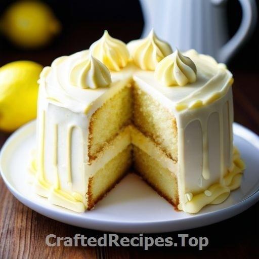 Lemon and White Chocolate Cake