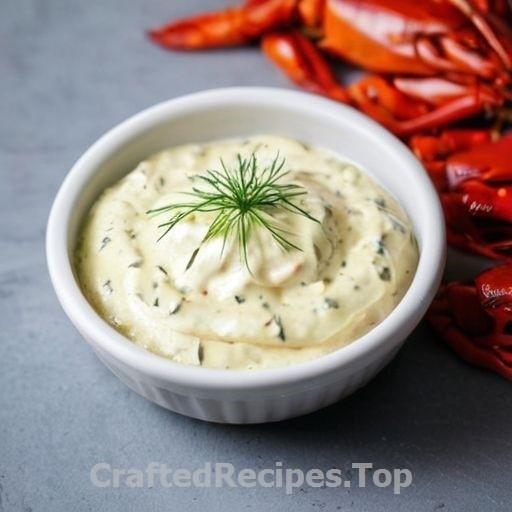 Lemon Dill Cream Sauce for Crayfish