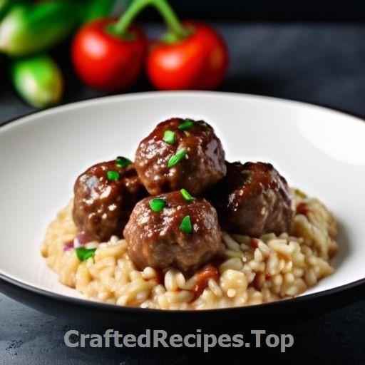 Meatball and Cauliflower Risotto