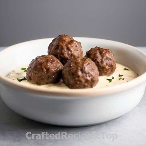 Meatballs in Cream Sauce