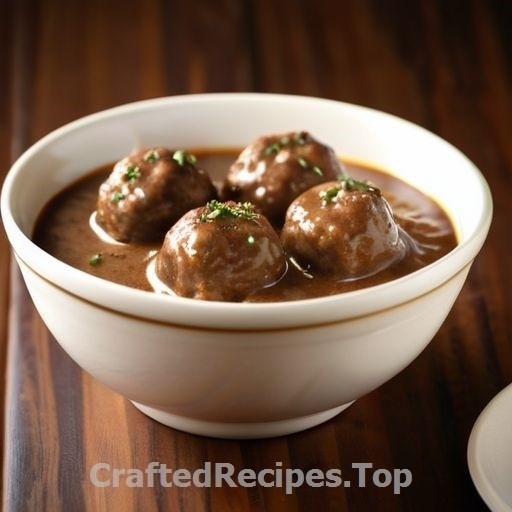 Meatballs in Thyme Gravy