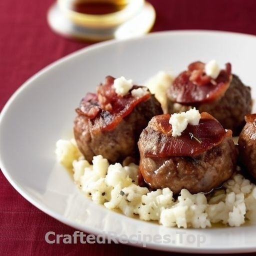 Meatballs with Bacon and Feta Cheese