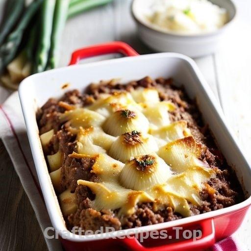 Meatloaf Gratin with Potatoes and Parsnips