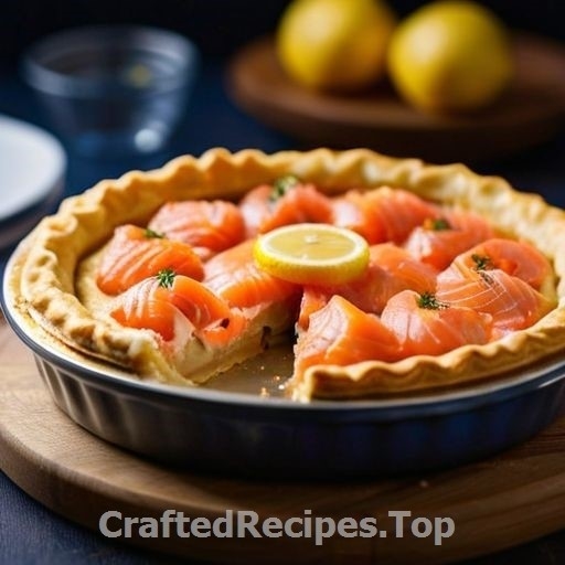 Open Faced Salmon and Shrimp Pie