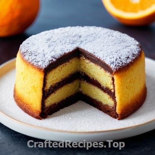 Orange and Chocolate Saffron Cake
