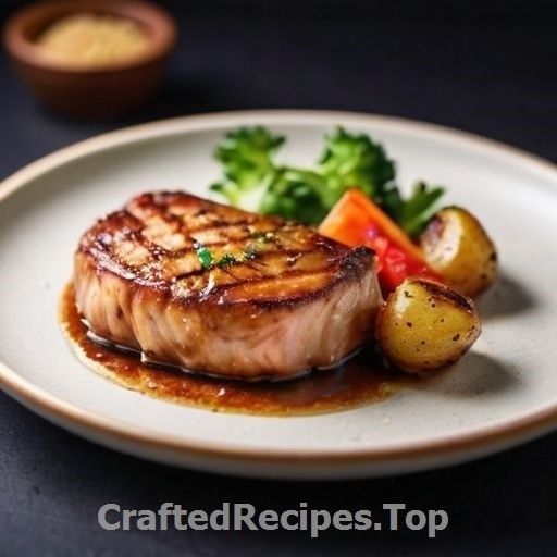 Pan Seared Pork Chops with Mustard Sauce