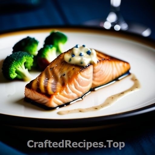 Pan-Seared Salmon with Gorgonzola and Sherry Sauce