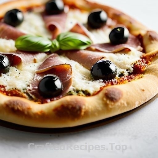 Parmesan Mozzarella and Pesto Pizza