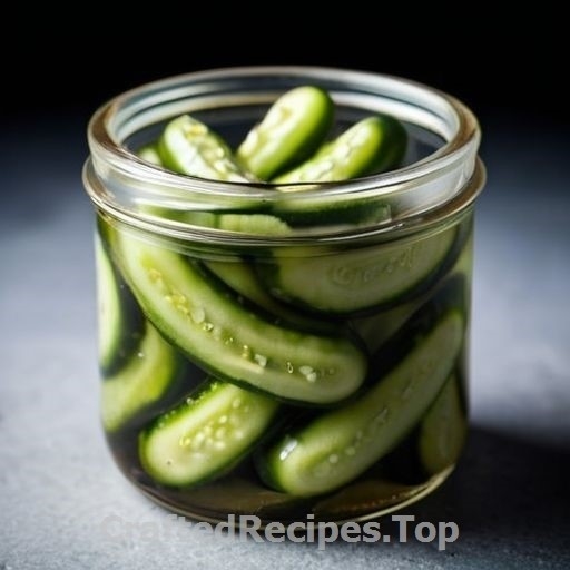 Pickled Cucumbers in Spicy Brine
