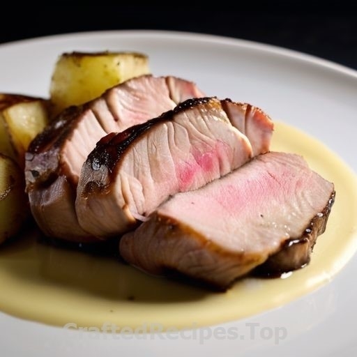 Pork Tenderloin with Truffle Butter Sauce