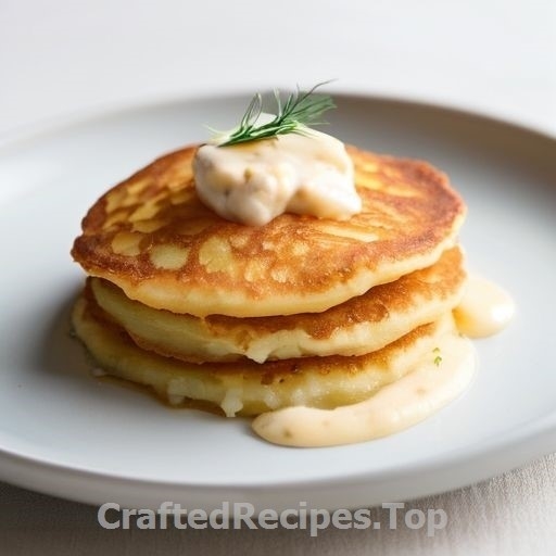 Potato Pancakes with Shrimp and Creme Fraiche