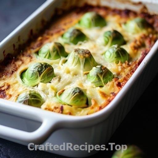 Quick cassler and Brussels Sprouts Gratin