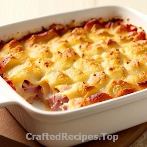Quick Potato and Ham Gratin
