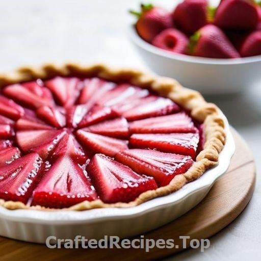 Rhubarb Pie with Strawberries