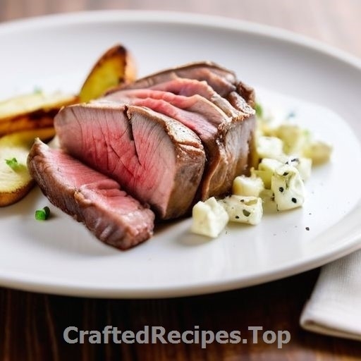 Roast Beef with French Potato Salad and Feta Cream