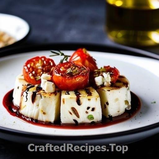 Roasted Feta Cheese with Tomatoes and Onions