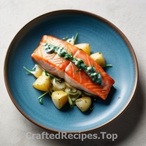 Roasted Trout with Almond and Chives Sauce
