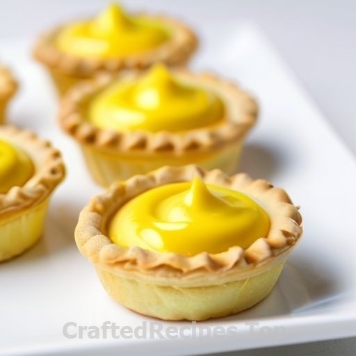 Rolled Tartlets with Lemon Curd