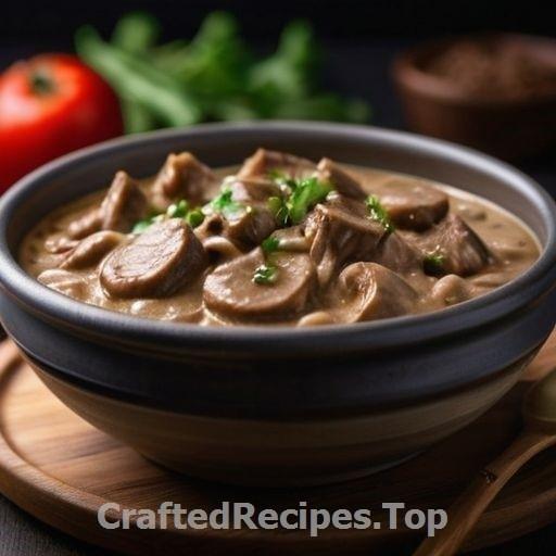 Russian Inspired Beef Stroganoff