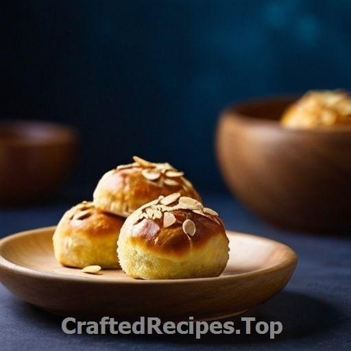 Saffron Gluten Free Buns with Almond Filling