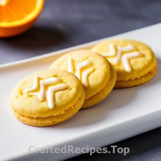 Saffron Shortbread Cookies with White Chocolate and Orange
