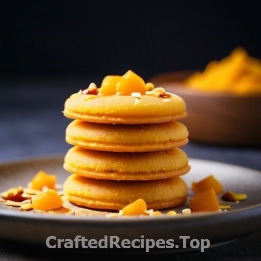 Saffron Snaps with Chopped Almonds