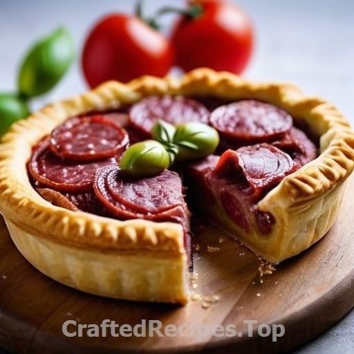 Salami and Olive Pastry Pies