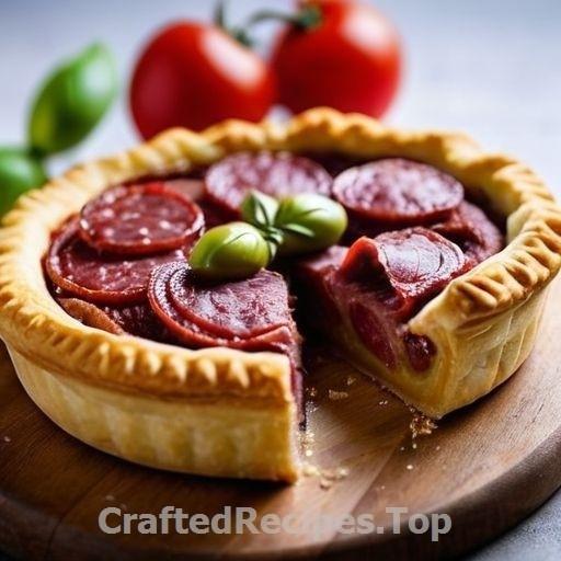 Salami and Olive Pastry Pies