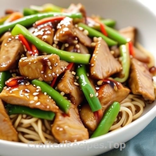 Savory Chicken Stir Fry with Teriyaki Sauce and Lime