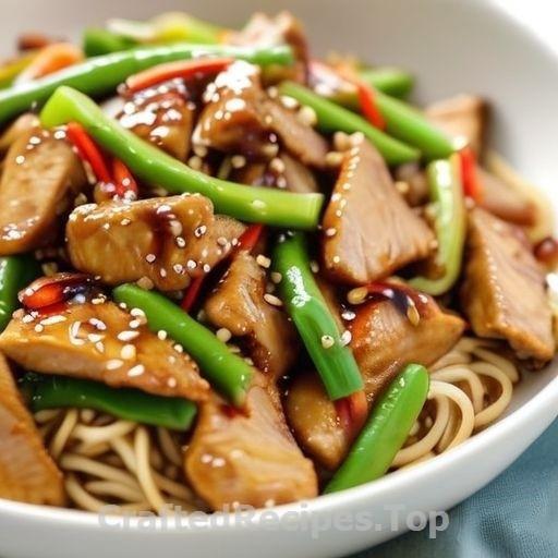 Savory Chicken Stir Fry with Teriyaki Sauce and Lime