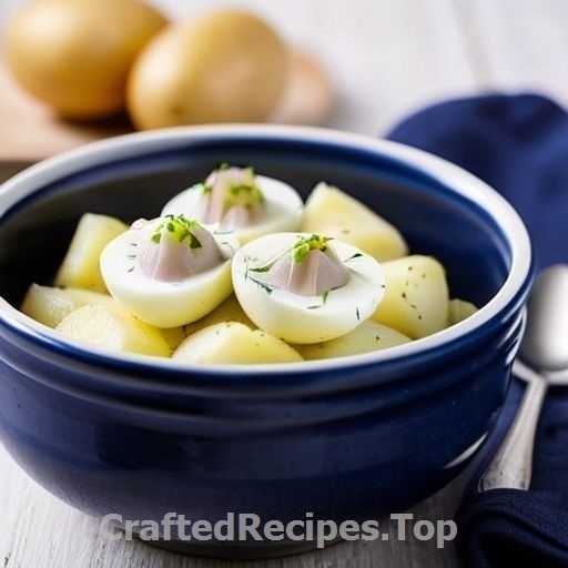 Scandinavian Potato and Herring Bites
