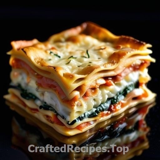 Seafood Lasagna with Smoked Salmon and Prawns