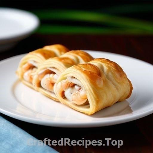 Seafood Pastry with Shrimp Cream