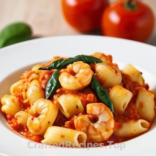Shrimp Pasta with Fresh Tomato Sauce
