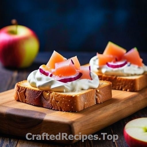 Smoked Salmon with Apple and Toasted Bread