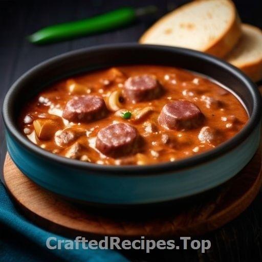 Spicy and Creamy Sausage Stew