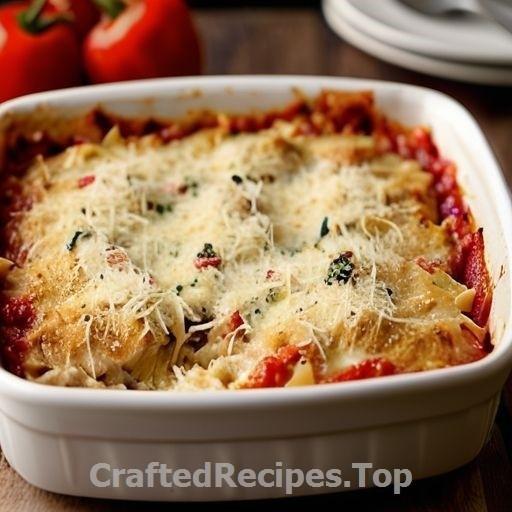 Spicy Chicken and Tomato Gratin with Garlic and Basil