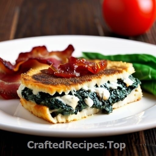 Spicy Chicken Breast with Spinach Tomato and Cheese Gratin