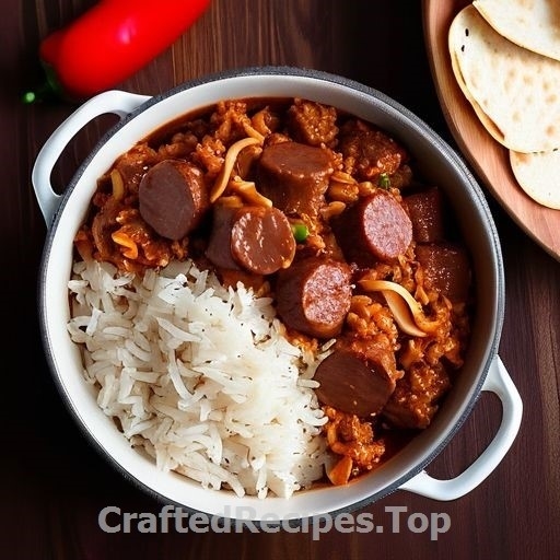Spicy Meat and Sausage Jambalaya