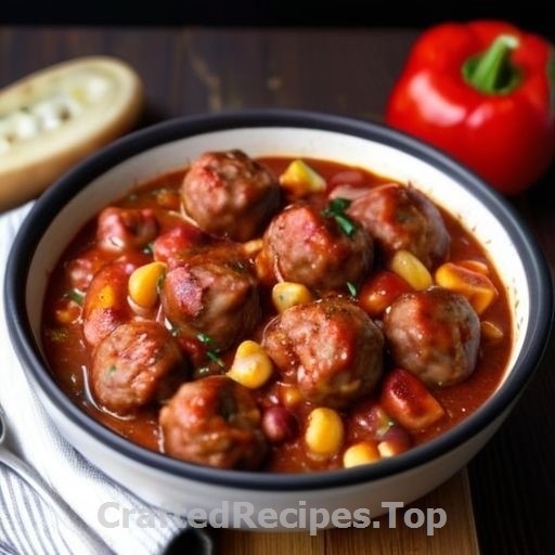 Spicy Meatball Stew with Sausages