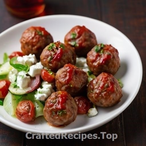 Spicy Meatballs with Tzatziki