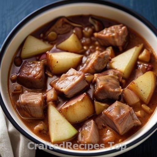Spicy Pork and Pear Stew