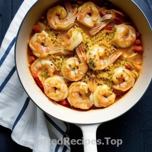 Spicy Shrimp and Salmon Casserole with Fennel and Saffron