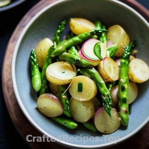 Spring Delight Potato Salad with Mustard Dressing