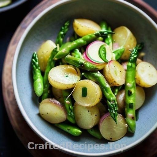 Spring Delight Potato Salad with Mustard Dressing